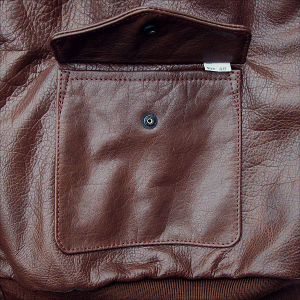 Good Wear Leather 27753 Type A-2 Jacket Pocket