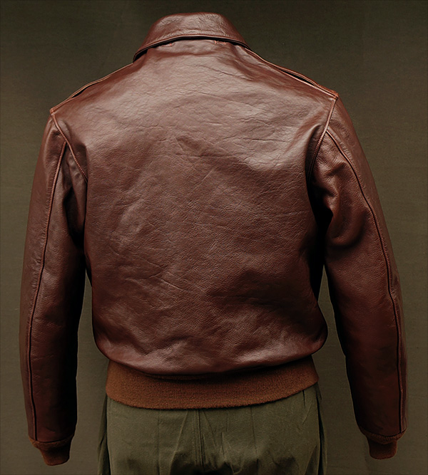 Good Wear Leather Aero W535-ac-16160 Type A-2 Jacket Reverse View 