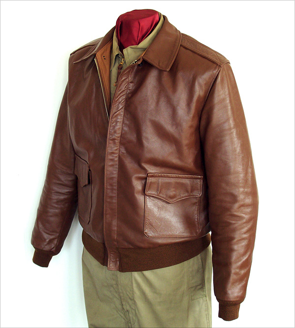 Good Wear Leather's Bronco MFG. Co. Type A-2 Front View