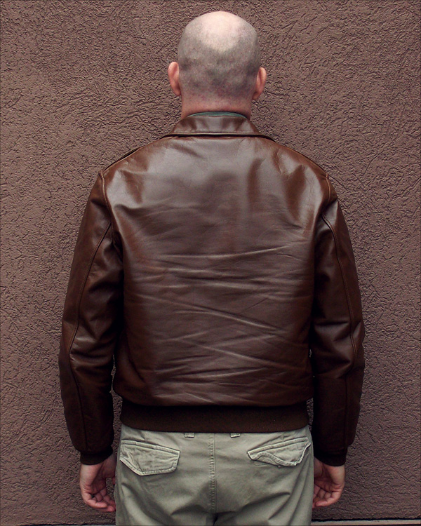 Good Wear Leather's Bronco MFG. Co. Type A-2 Front View