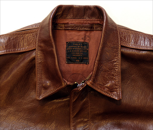 Good Wear Leather Coat Company — Good Wear J.A. Dubow Type A-2 Jacket ...