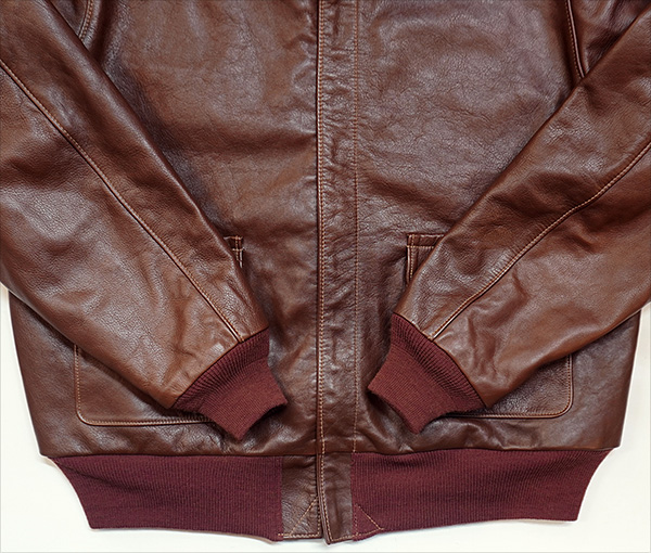 Good Wear Leather's J.A. Dubow Type A-2 Flight Jacket Front View