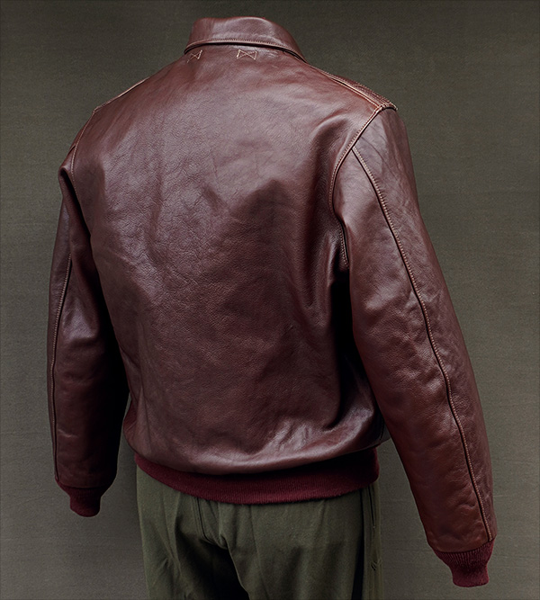 Good Wear Leather's J.A. Dubow Type A-2 Flight Jacket Front View