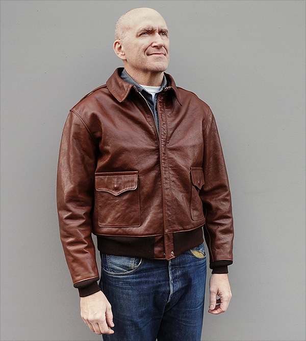 Good Wear Leather Type A-2 1937 Aero Clothing & Tanning Co. U.S. Army Air Corps Horsehide Goatskin Flight Jacket