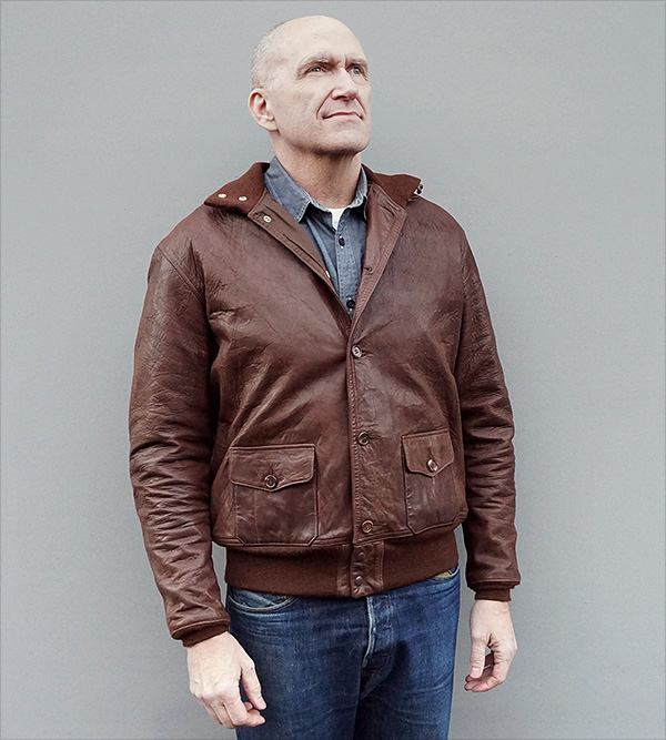 Eastman Leather Clothing Type A-1 U.S. Army Air Corps Sheepskin Flight Jacket