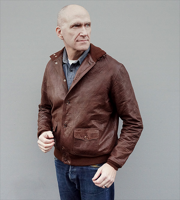 Eastman Leather Clothing Type A-1 U.S. Army Air Corps Sheepskin Flight Jacket