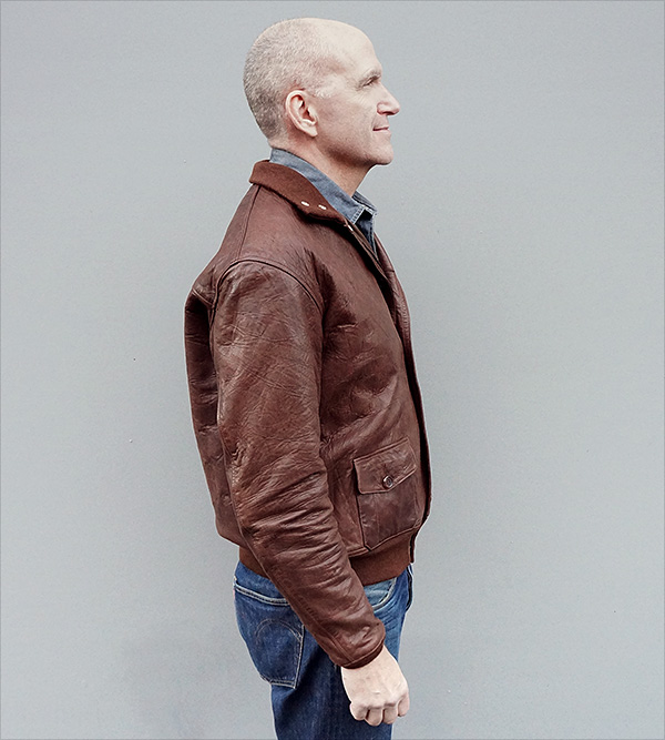 Eastman Leather Clothing Type A-1 U.S. Army Air Corps Sheepskin Flight Jacket