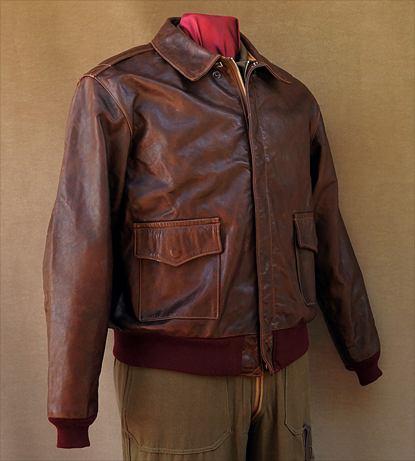 Good Wear Acme Leather Clothing Co. Type A-2 Horsehide Horween Flight Jacket
