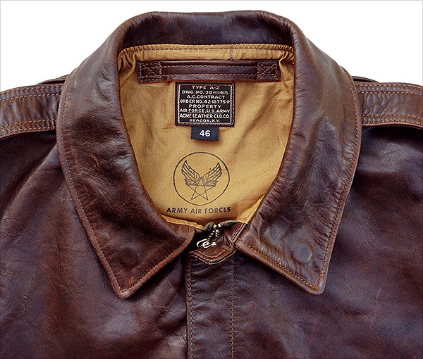 Good Wear Acme Leather Clothing Co. Type A-2 Horsehide Horween Flight Jacket