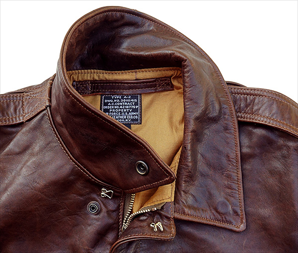 Good Wear Acme Leather Clothing Co. Type A-2 Horsehide Horween Flight Jacket