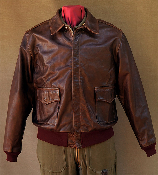 Good Wear Acme Leather Clothing Co. Type A-2 Horsehide Horween Flight Jacket