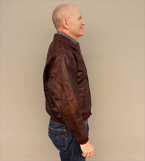 Good Wear Acme Leather Clothing Co. Type A-2 Horsehide Horween Flight Jacket