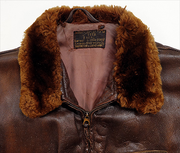 American Sportswear AN-6552 U.S. Navy Goatskin Flight Jacket