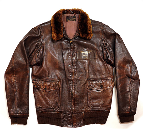 American Sportswear AN-6552 U.S. Navy Goatskin Flight Jacket