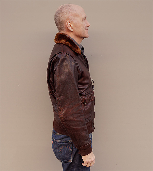 American Sportswear AN-6552 U.S. Navy Goatskin Flight Jacket