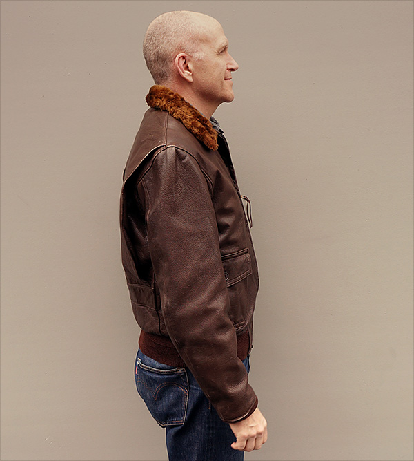 American Sportswear AN-6552 U.S. Navy Goatskin Flight Jacket