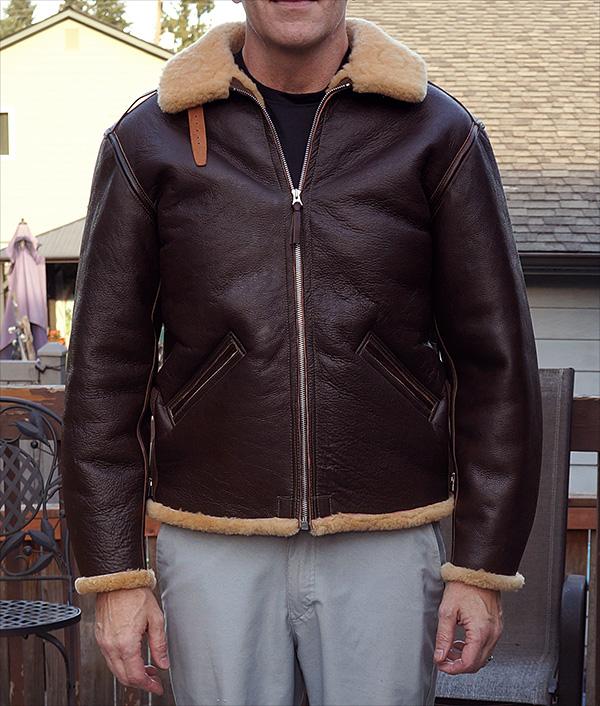Aero Leather Clothing Co. Type B-6 WWII Sheepskin Flight Jacket