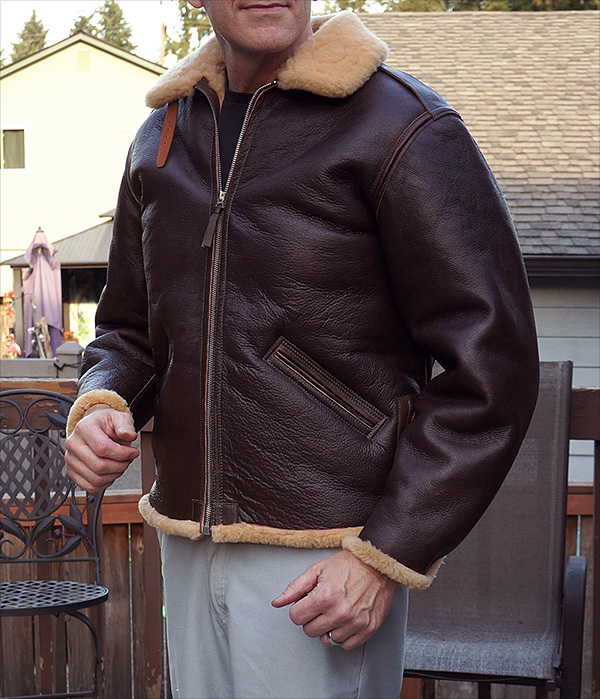 Aero Leather Clothing Co. Type B-6 WWII Sheepskin Flight Jacket