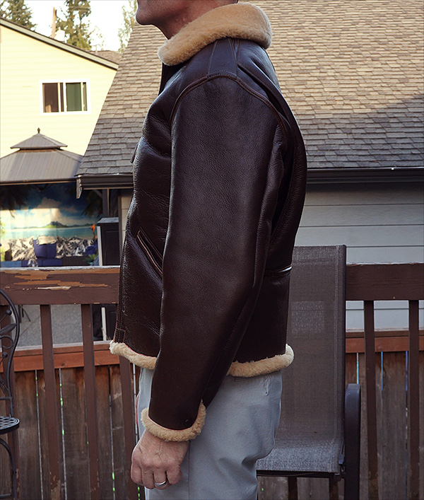 Aero Leather Clothing Co. Type B-6 WWII Sheepskin Flight Jacket