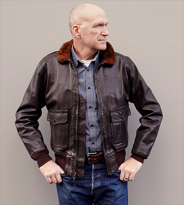Original Cagleco Sportswear U. S. Navy G-1 MIL-J-7823 Flight Jacket