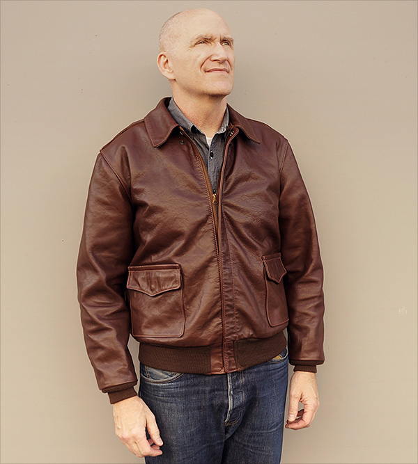 Cable Raincoat Co. 42-10008-P Type A-2 Army Air Force Horsehide Flight Jacket