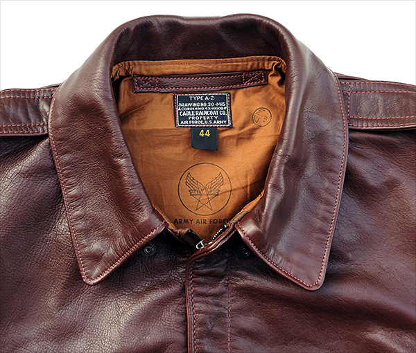 Cable Raincoat Co. 42-10008-P Type A-2 Army Air Force Horsehide Flight Jacket