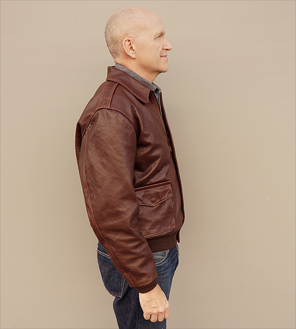 Cable Raincoat Co. 42-10008-P Type A-2 Army Air Force Horsehide Flight Jacket
