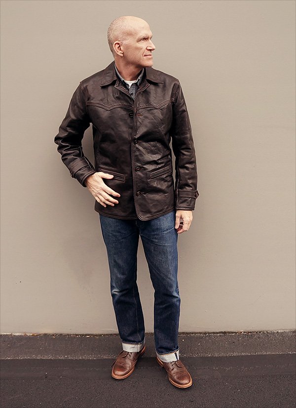 Good Wear Horsehide 1930s Car Coat
