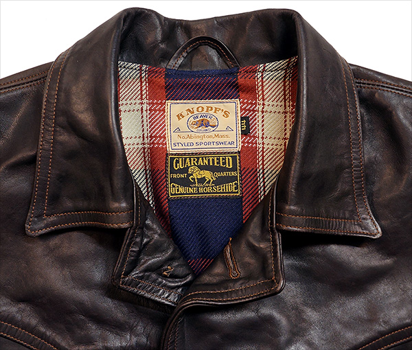 Good Wear Horsehide 1930s Car Coat
