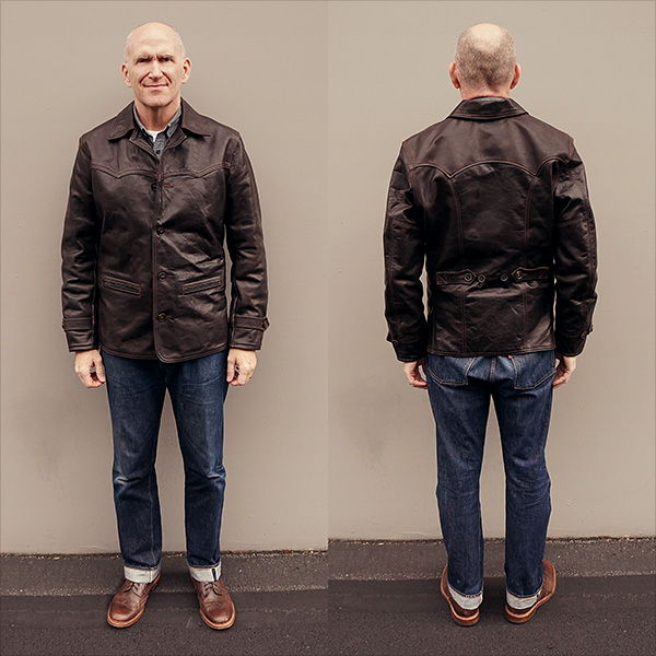 Good Wear Horsehide 1930s Car Coat