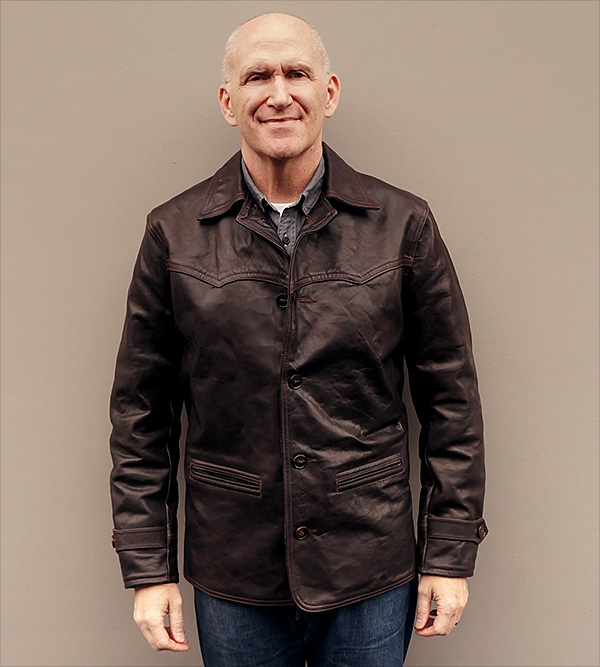 Good Wear Horsehide 1930s Car Coat