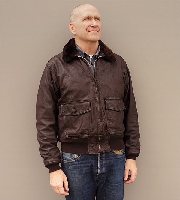 Original Cagleco Sportswear U. S. Navy G-1 MIL-J-7823 Flight Jacket