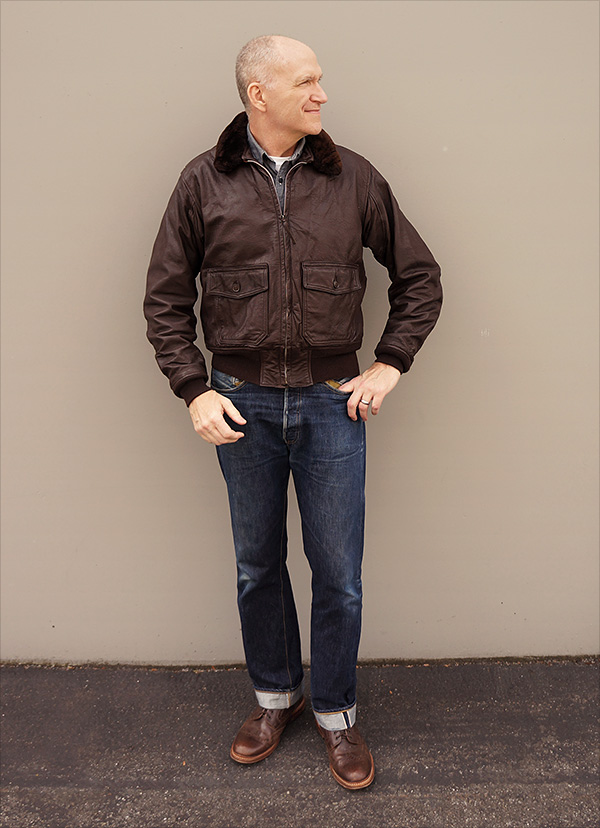 Original Cagleco Sportswear U. S. Navy G-1 MIL-J-7823 Flight Jacket