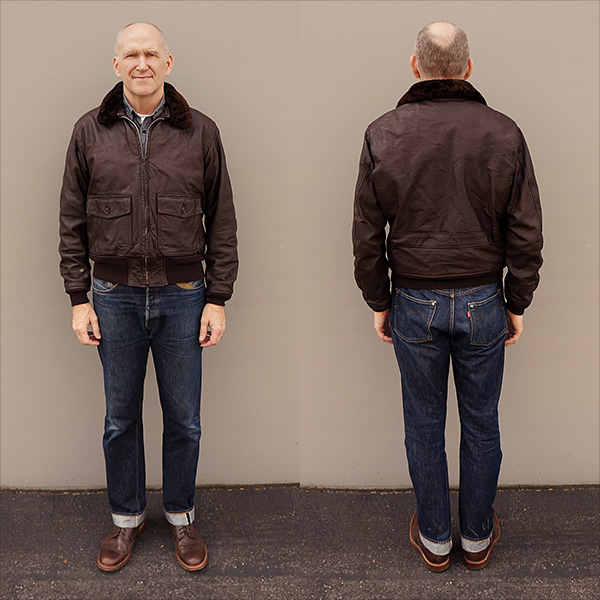 Original Cagleco Sportswear U. S. Navy G-1 MIL-J-7823 Flight Jacket