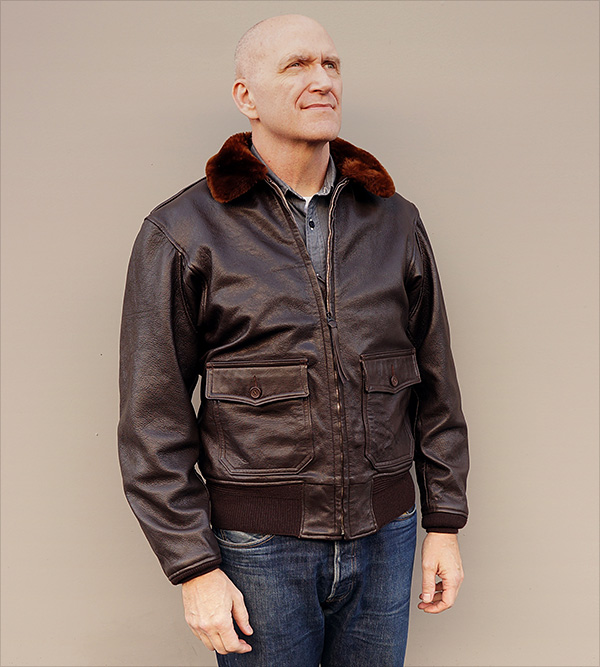 Cagleco Sportswear G-1 U.S. Navy Goatskin Flight Jacket