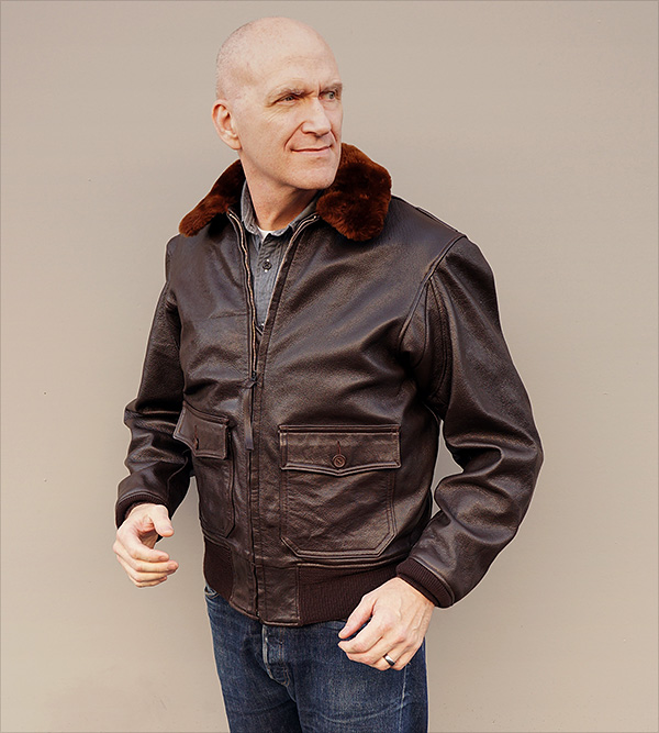 Cagleco Sportswear G-1 U.S. Navy Goatskin Flight Jacket