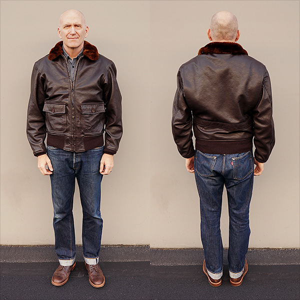 Cagleco Sportswear G-1 U.S. Navy Goatskin Flight Jacket