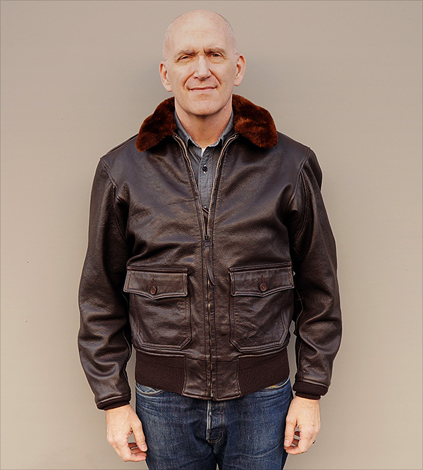 Cagleco Sportswear G-1 U.S. Navy Goatskin Flight Jacket