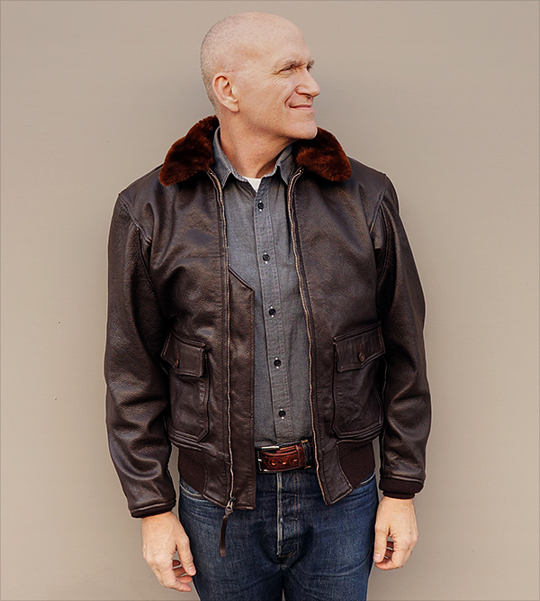 Cagleco Sportswear G-1 U.S. Navy Goatskin Flight Jacket