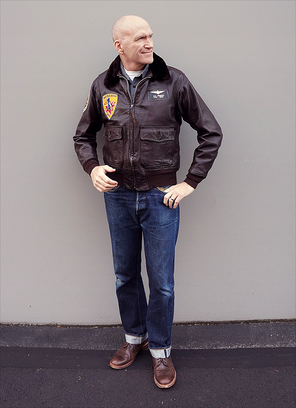 Cagleco Sportswear G-1 U.S. Navy Goatskin Flight Jacket