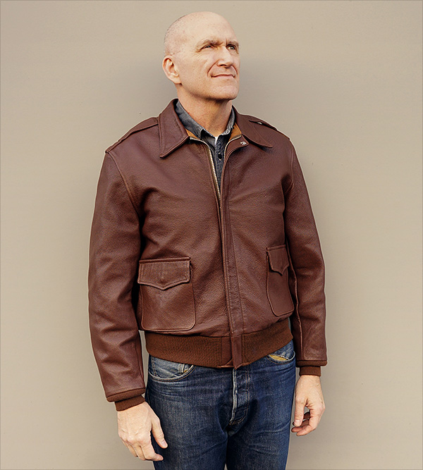 I. Chapman & Sons Spiewak Type A-2 Army Air Corps Goatskin Flight Jacket