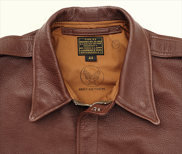 I. Chapman & Sons Spiewak Type A-2 Army Air Corps Goatskin Flight Jacket
