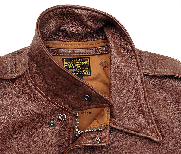 I. Chapman & Sons Spiewak Type A-2 Army Air Corps Goatskin Flight Jacket