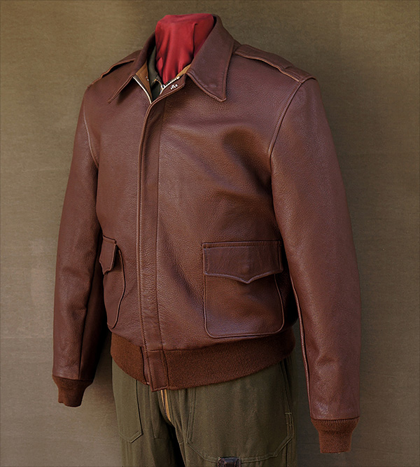 I. Chapman & Sons Spiewak Type A-2 Army Air Corps Goatskin Flight Jacket
