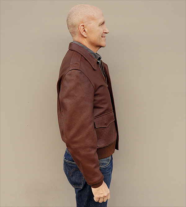 I. Chapman & Sons Spiewak Type A-2 Army Air Corps Goatskin Flight Jacket