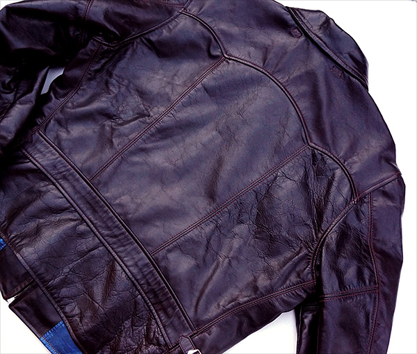 Good Wear Californian Imperial Horsehide Half-Belt Motorcycle Jacket