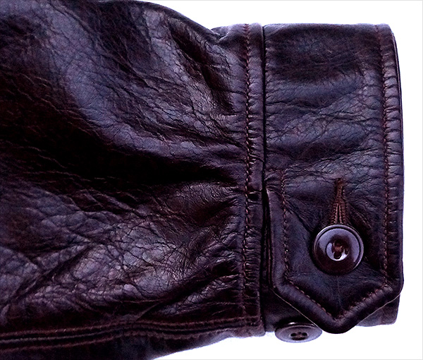 Good Wear Californian Imperial Horsehide Half-Belt Motorcycle Jacket