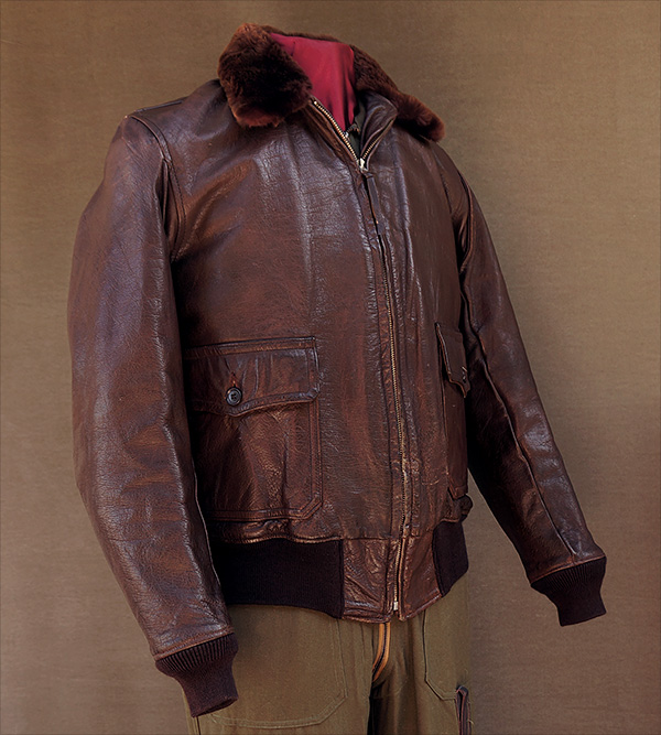 Original Fried-Ostermann M-422A Goatskin U.S. Navy Flight Jacket