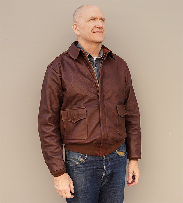 Rough Wear W535-AC-16159 Type A-2 Army Air Force Horsehide Flight Jacket