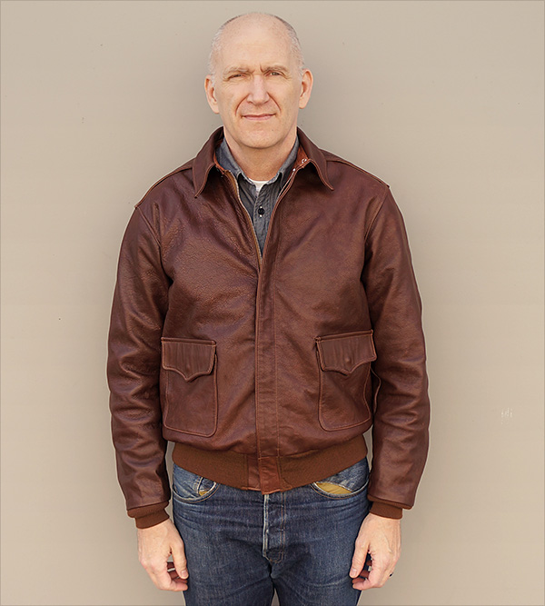 Rough Wear W535-AC-16159 Type A-2 Army Air Force Horsehide Flight Jacket